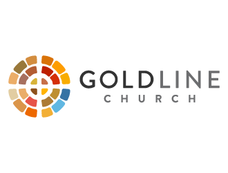 Gold Line Church Logo Design