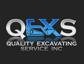 Quality Excavating Service Inc. Logo Design