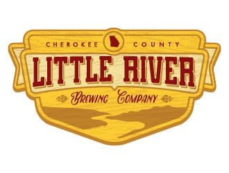 Little River Brewing Company (or Co.) Logo Design