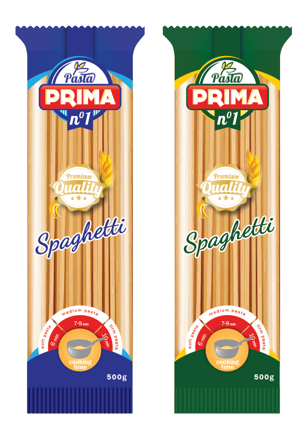 PASTA PRIMA The Spaghetti packaging design ! print design