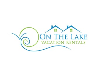 On The Lake vacation rentals Logo Design