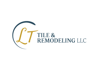 LT TILE & REMODELING LLC Logo Design