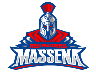 Massena Red Raiders Logo Design