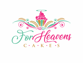 For Heavens Cakes Logo Design