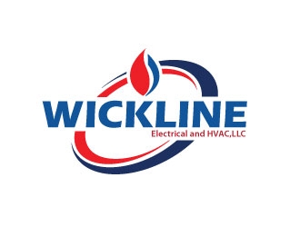 Wickline Electrical and HVAC,LLC  Logo Design