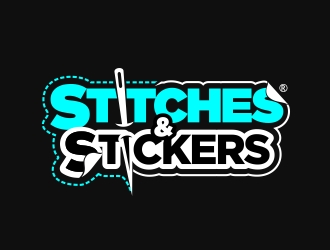 Stitches & Stickers Logo Design