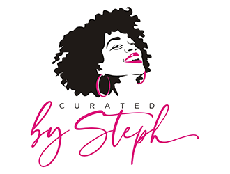 CuratedBySteph Logo Design