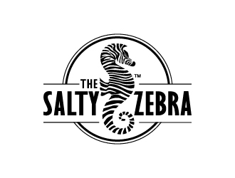 The Salty Zebra, llc Logo Design