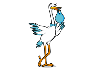 Stork logo design by smith1979
