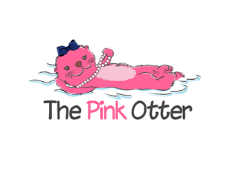The Pink Otter logo design by ingepro