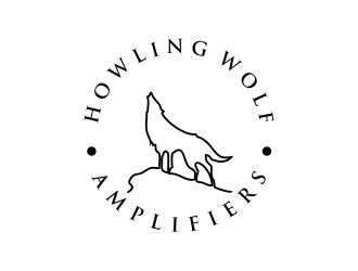 Howling Wolf Amplifiers logo design by Girly