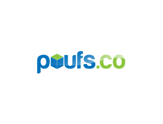 poufs.co logo design by Donadell
