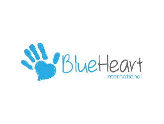 Blue Heart International logo design by Rick