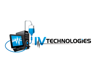 IV technologies logo design by jaize