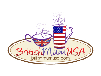 British Mum USA Logo Design