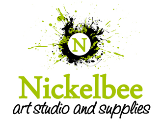 Nickelbee Art Studio and Supplies logo design by XyloParadise