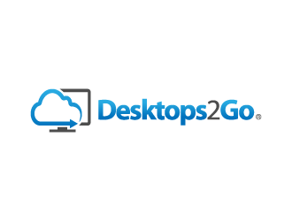 Desktops2Go® logo design by gipanuhotko