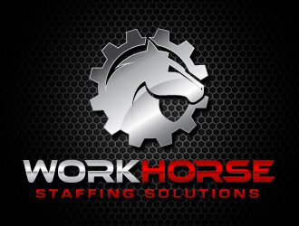 Workhorse Staffing Solutions logo design by kgcreative