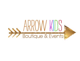 Arrow Kids Boutique & Events logo design by andriakew