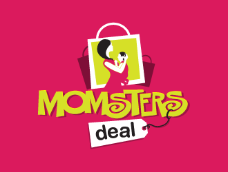 Momstersdeal logo design by dondeekenz