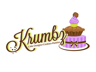 Krumbz (Cake Designs, Cookies, and Pastries) logo design by ingepro