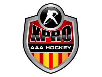 XP (XPRO) AAA Hockey logo design by Girly