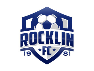 Rocklin FC logo design by Rick