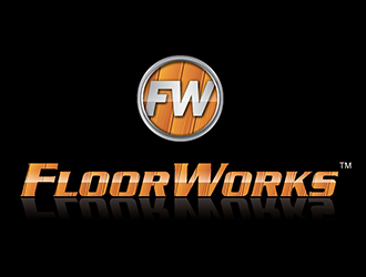 FLOORWORKS logo design by Creasian