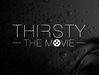 Thirsty The Movie logo design by dondeekenz