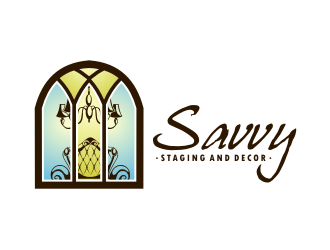Savvy Staging and Decor logo design by emmauaua