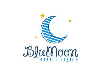 Blu Moon Gifts logo design by Foxcody
