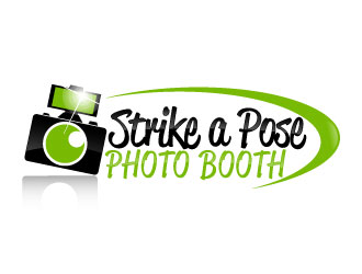 Strike A Pose Photo Booth logo design by karjen