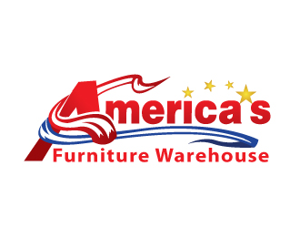 America's Furniture Warehouse logo design by Webphixo