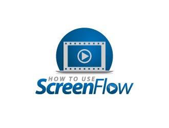 How To Use ScreenFlow logo design by gipanuhotko