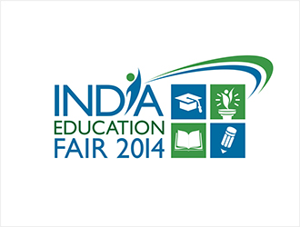 India Education Fair 2014 logo design by brightidea