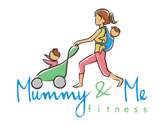 Mummy & Me Fitness logo design by mai