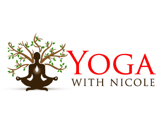 Yoga with Nicole logo design by theenkpositive