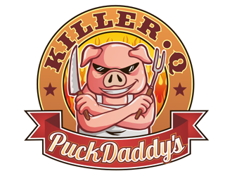 PuckDaddy's Killer Q logo design by mai