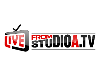 LIVE from studio A logo design by abss