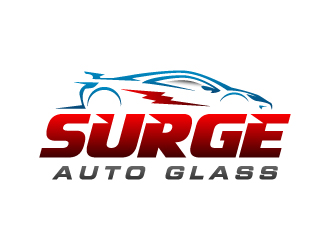 Surge Auto Glass logo design by theenkpositive