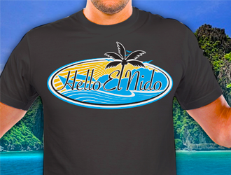 Hello El Nido www.helloelnido.com logo design by dondeekenz