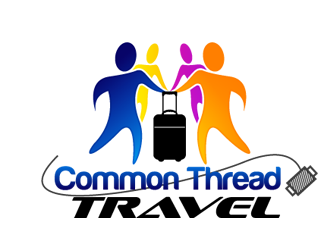 Common Thread Travel logo design by chuckiey