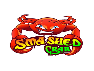 Smashed Crab logo design by Dawnxisoul393