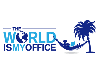 The World Is My Office logo design by prodesign