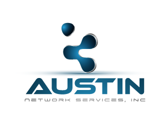 Austin Network Services, Inc. logo design by justicio