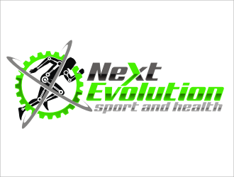 Next Evolution Sport and Health logo design by catalin