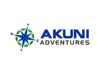 Akuni Adventures logo design by theenkpositive