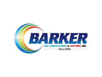 Barker Air Conditioning & Heating, Inc. logo design by usef44
