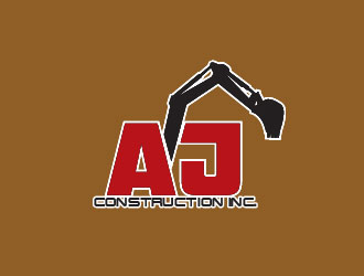 AJ CONSTRUCTION INC logo design by usef44