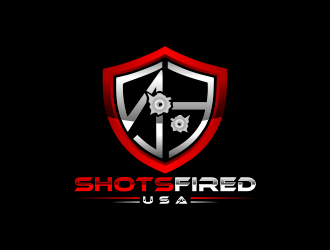 Shots Fired USA logo design by imagine